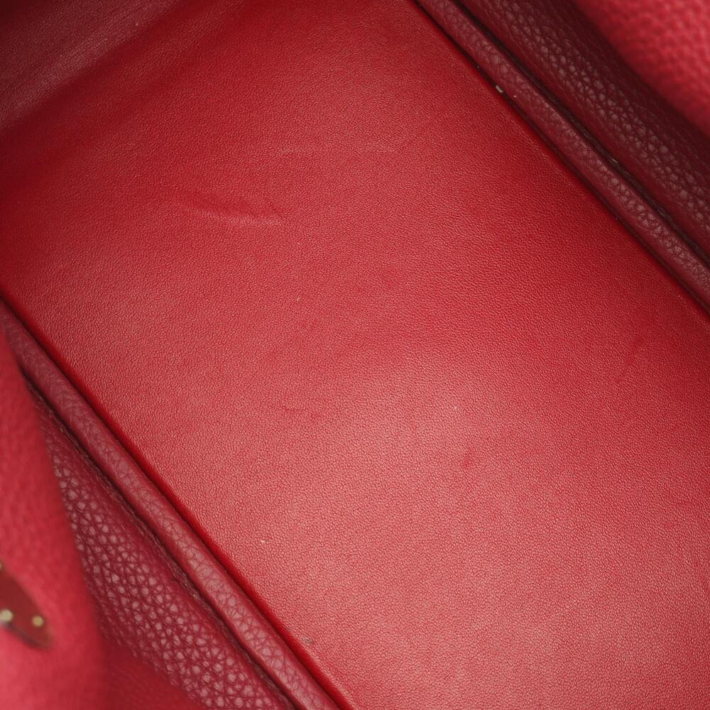 Hermes Lindy 30 Shoulder Bag/Handbag, Leather, Taurillon Clemence, Women's, B... - Picture 6 of 11